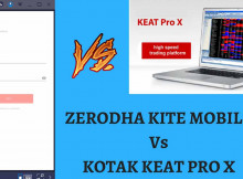 Zerodha Kite Mobile Vs Keat Pro X