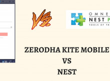NEST vs Zerodha Kite Mobile App