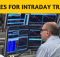 Intraday Trading Rules