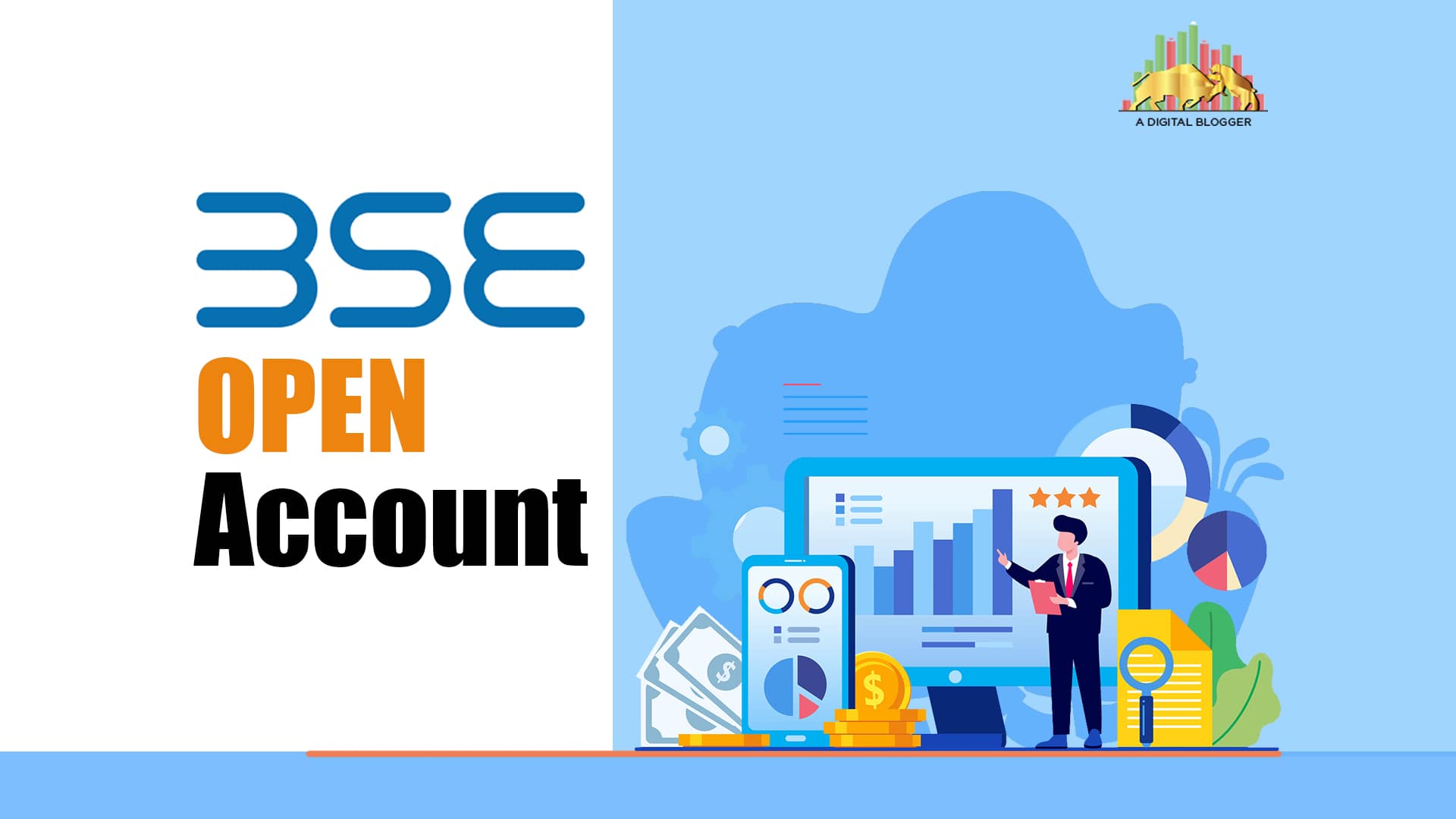 How to Open BSE Account Trading, Charges, Stock Market