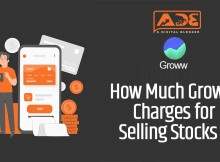 How much Groww charges for Selling Stocks