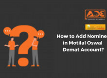 how to add nominee in motilal oswal demat account