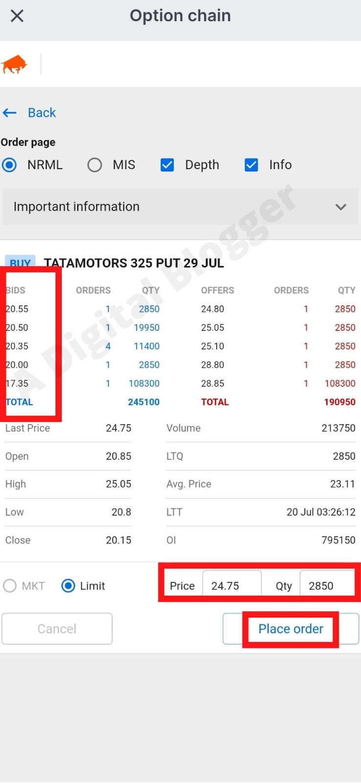 How to do Option Trading in Zerodha