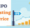 "ipo listing price"