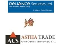 Astha Trade Vs Reliance Securities