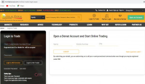 Motilal Oswal Login