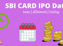 sbi card ipo date