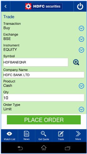 HDFC Securities Mobile App Review