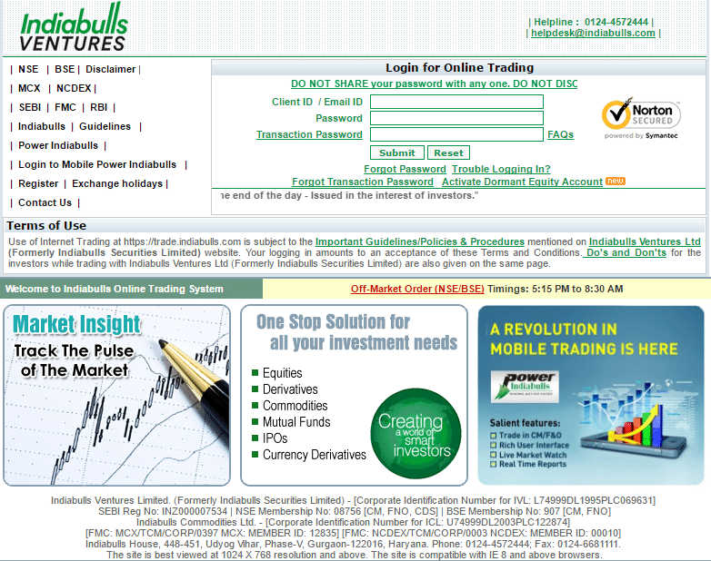 Indiabulls Review Online Trading