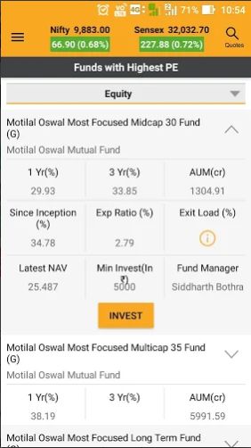 Motilal Oswal Mobile Trading App