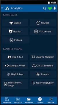 Karvy Online mobile app