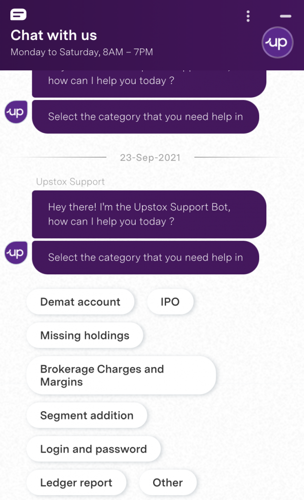 Upstox Customer Care Contact Details Online Chat Service Timings
