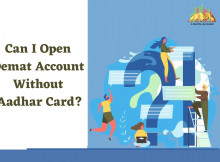 can i open demat account without aadhar card