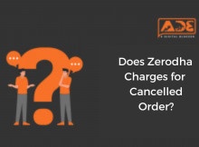 does zerodha charges for cancelled order