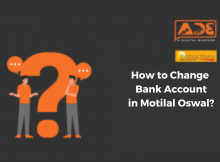 how to change bank account in motilal oswal