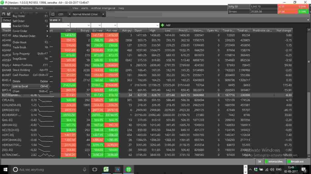 zerodha pi download